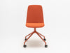 Ulti Fabric Chair on 4 Spoke Metal Base with Castors