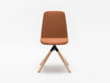 Mdd Ulti Fabric Chair With Wooden Base