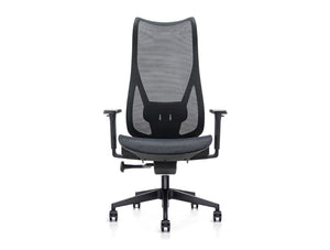 Ultra High-Back Task Chair with Adjustable Lumbar Support and Knee Tilt Mechanism 3