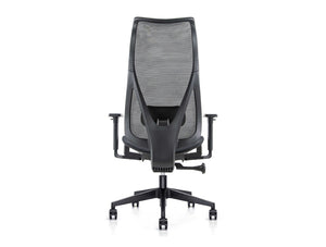 Ultra High-Back Task Chair with Adjustable Lumbar Support and Knee Tilt Mechanism 5