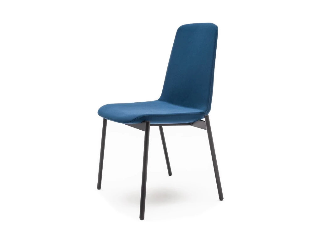Ultra K Chair With Black Legs And Blue Finish
