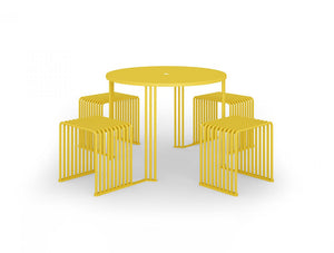 Urbantime .015 Octopus Outdoor Round Table With Integrated Seating 2
