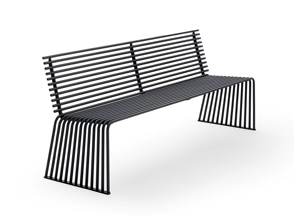 Urbantime .015 Outdoor Bench With Backrest