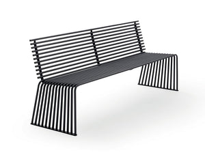 Urbantime .015 Outdoor Bench With Backrest