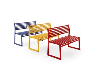 Urbantime .026 Outdoor Bench With Backrest 4