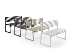 Urbantime .026 Outdoor Bench With Backrest 5