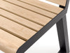 Urbantime .H24 Outdoor Bench With Backrest 2