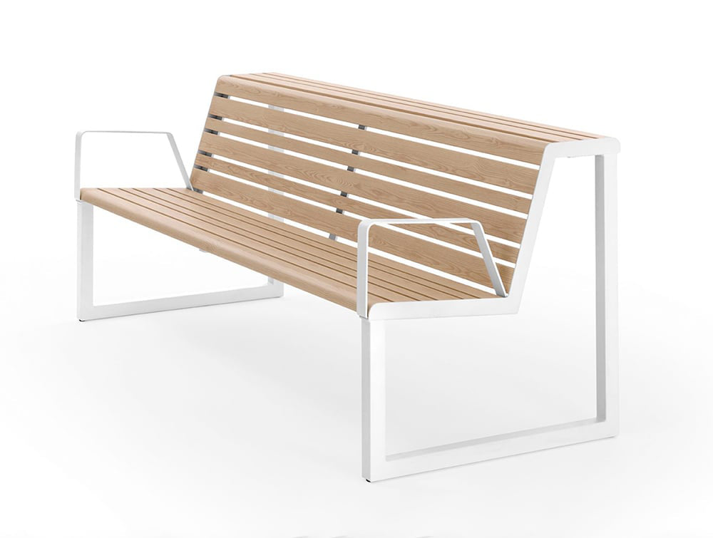 Urbantime .H24 Outdoor Double Seat With Backrest