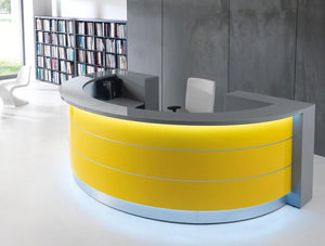 Valde Curved Circular Reception Desk 10