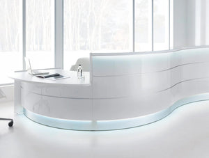 Valde Curved Circular Reception Desk 4