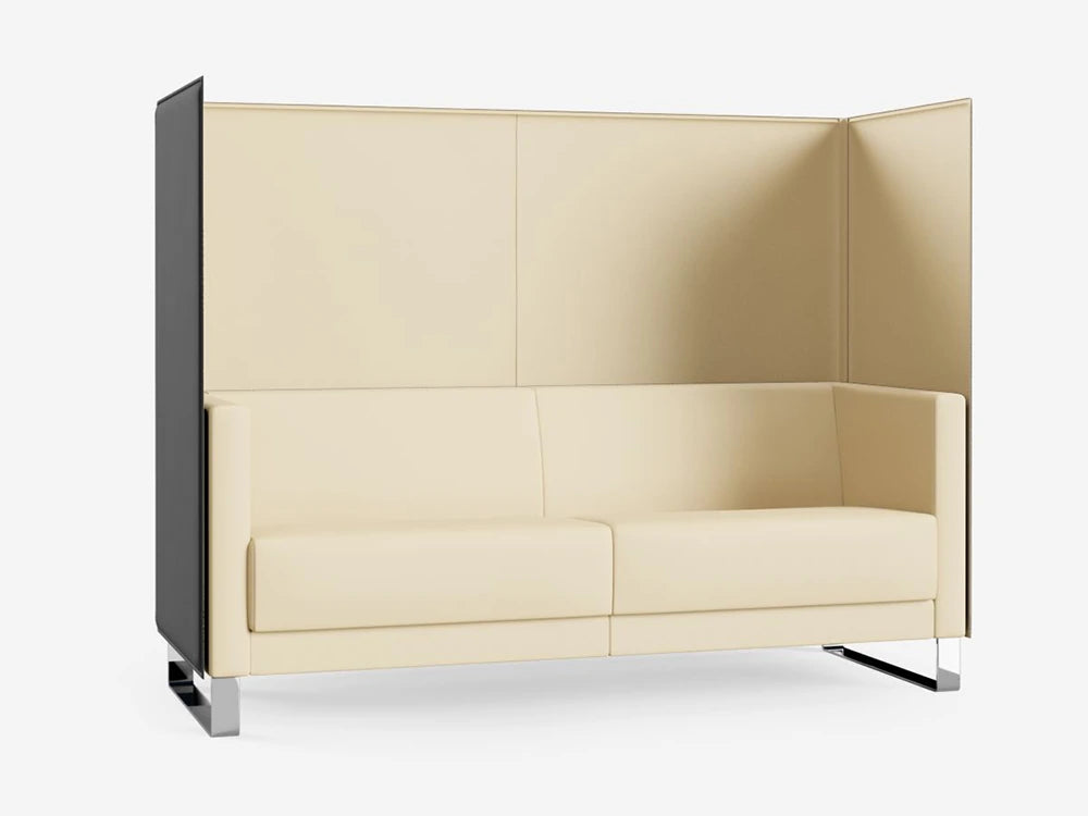 Vancouver Lite 3 Seat Sofa With Partition Walls Pro Vanvl3Vw Chr Sl 10 Sl 10 Sl 18 