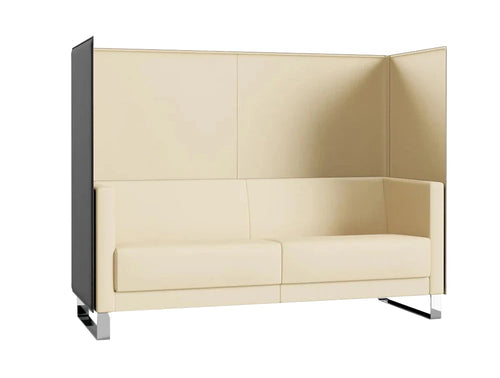 Vancouver Lite 3 Seat Sofa With Partition Walls Pro Vanvl3Vw Chr Sl 10 Sl 10 Sl 18 