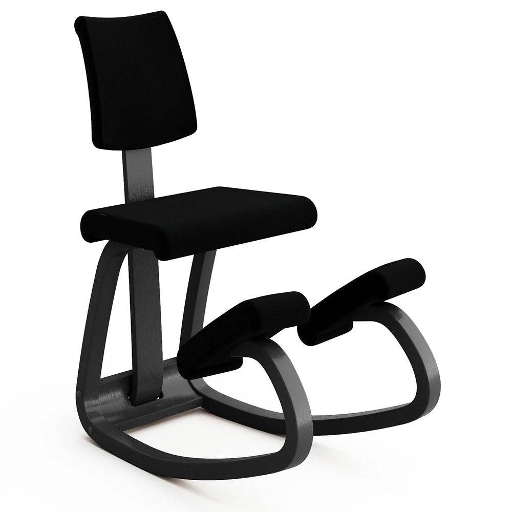Varier Variable Plus Kneeling Chair Black Revive1 164
