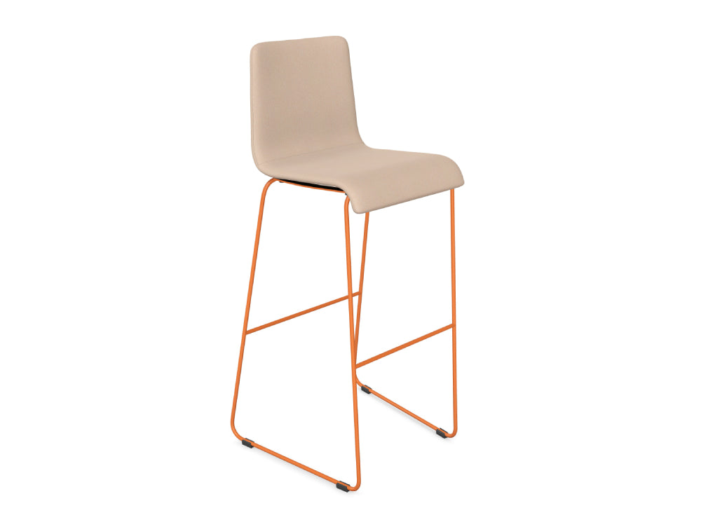 Vibe Stool with Skid Frame Base