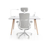 Violle Fabric Backrest  With Headrest Grey 16