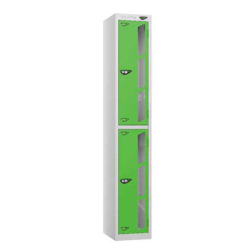 Vision 2-Door Locker Pearl Silver Cobalt Blue