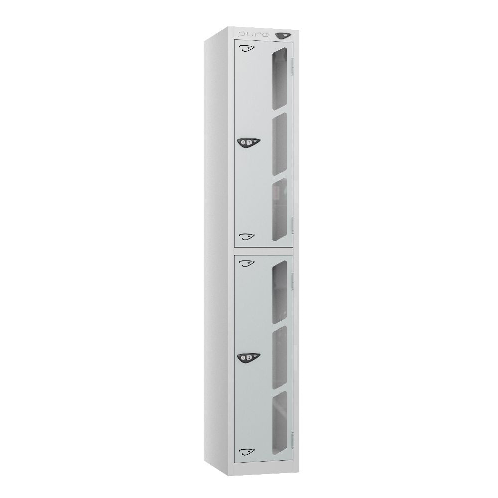 Vision 2-Door Locker Pearl Silver Pearl Silver