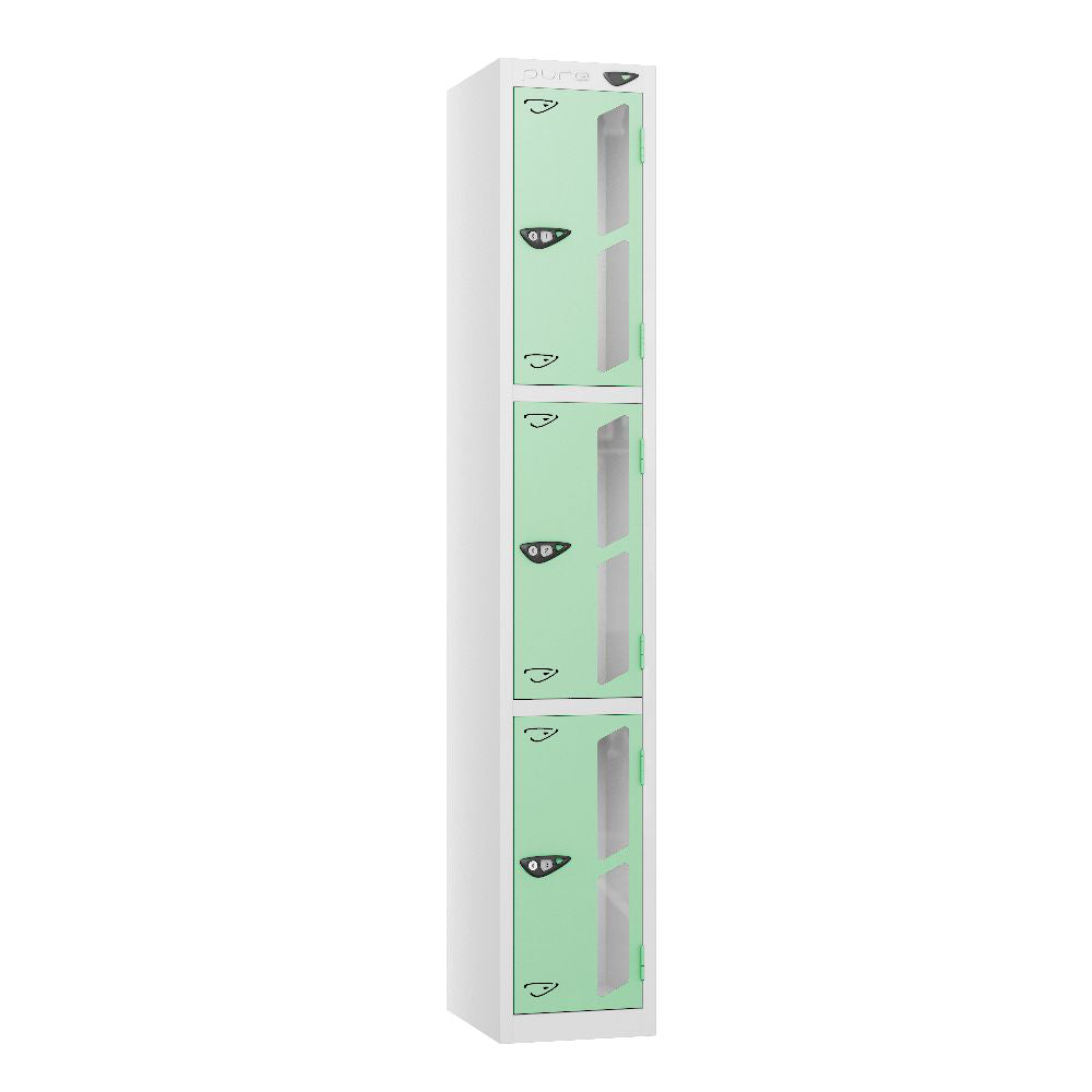 Vision 3-Door Locker Arctic White Mint