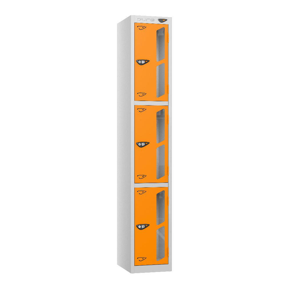 Vision 3-Door Locker Pearl Silver Magma