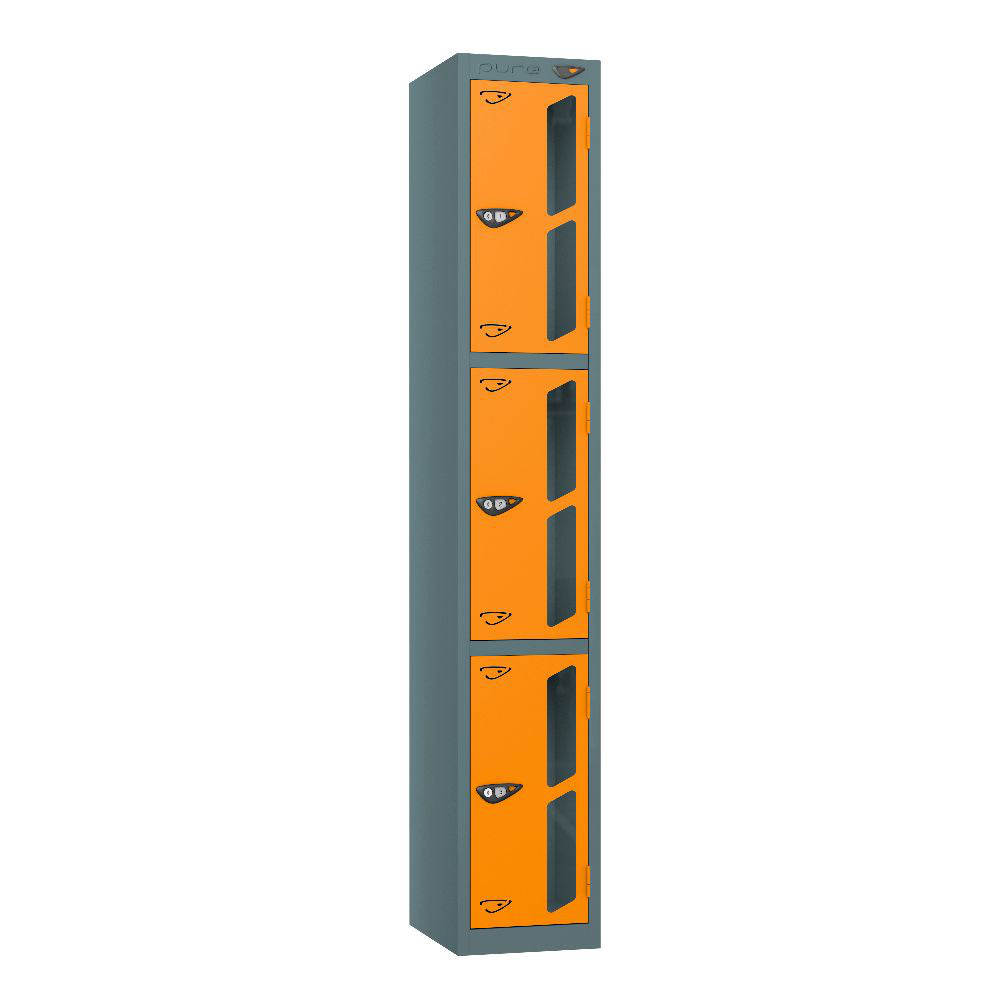 Vision 3-Door Locker Slate Grey Magma