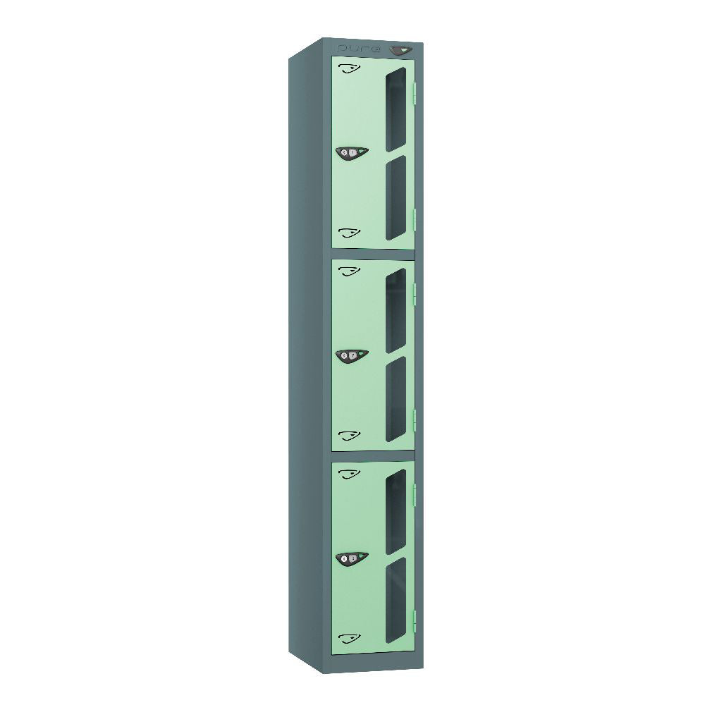 Vision 3-Door Locker Slate Grey Mint