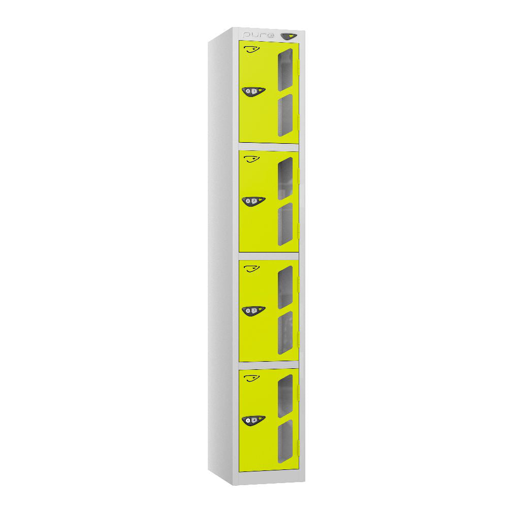 Vision 4-Door Locker Pearl Silver Lime Light