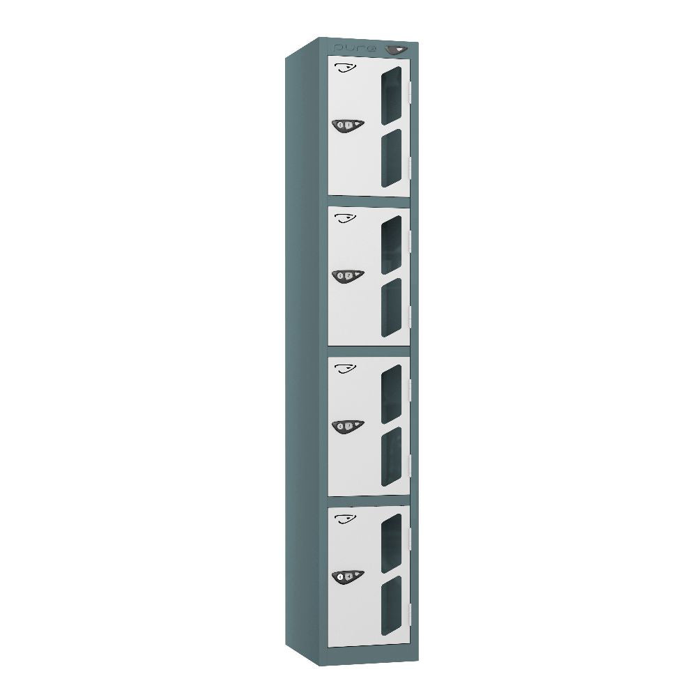 Vision 4-Door Locker Slate Grey Arctic White