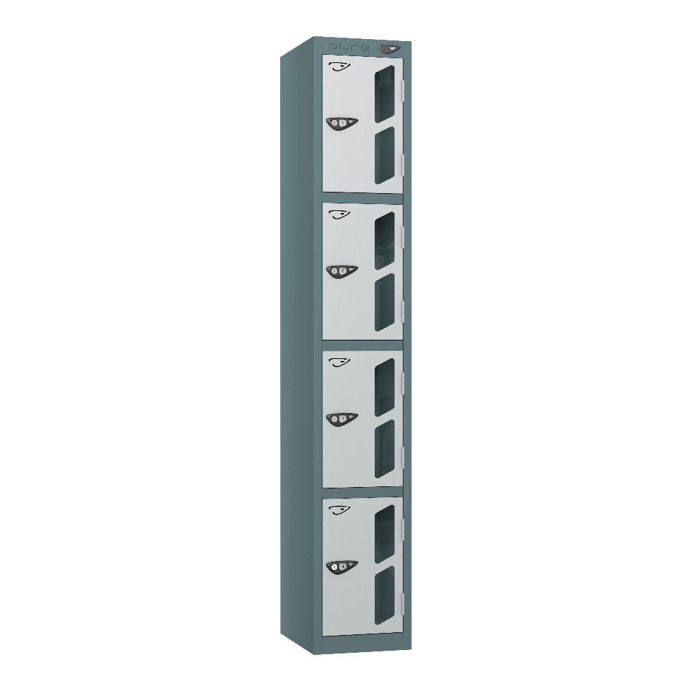 Vision 4-Door Locker Slate Grey Pearl Silver
