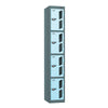 Vision 4-Door Locker Slate Grey Ribbon Blue