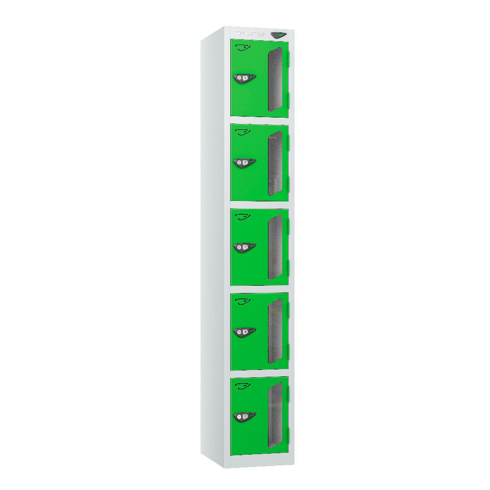 Vision 5-Door Locker Arctic White Forest Green