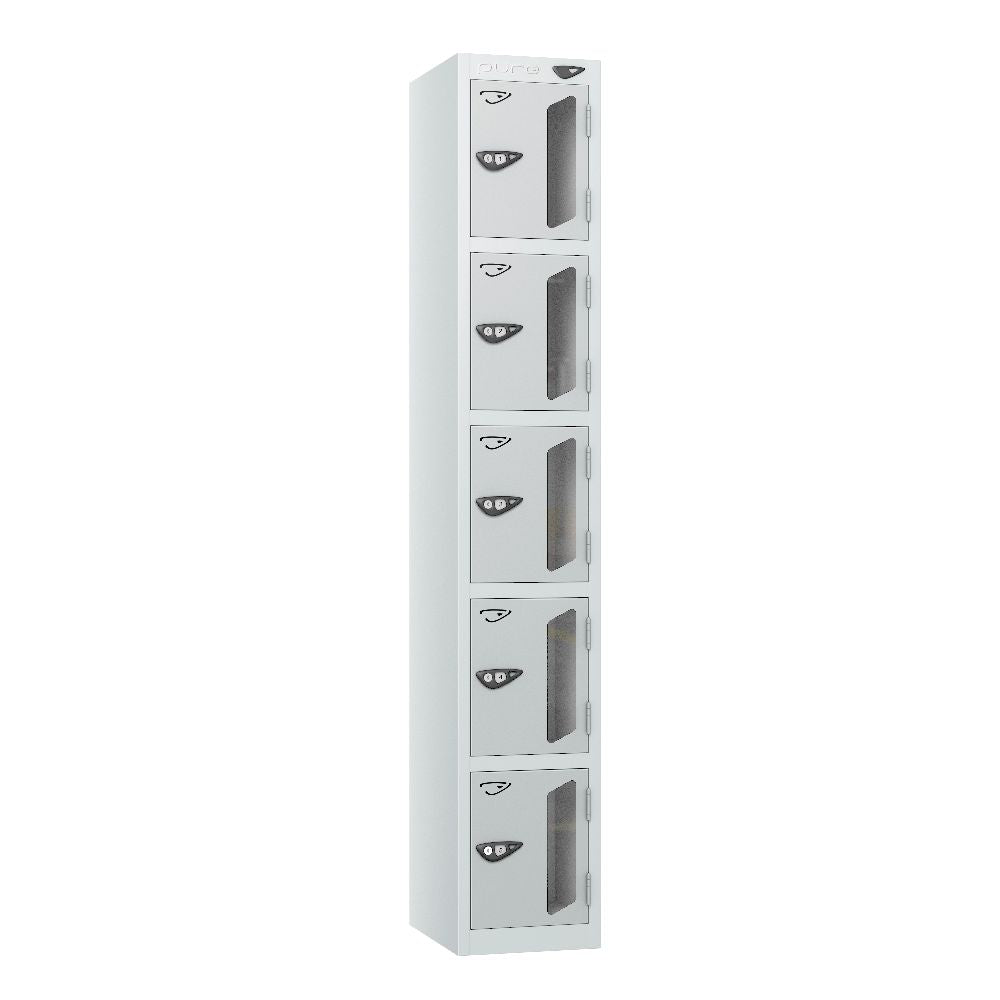 Vision 5-Door Locker Arctic White Pearl Silver