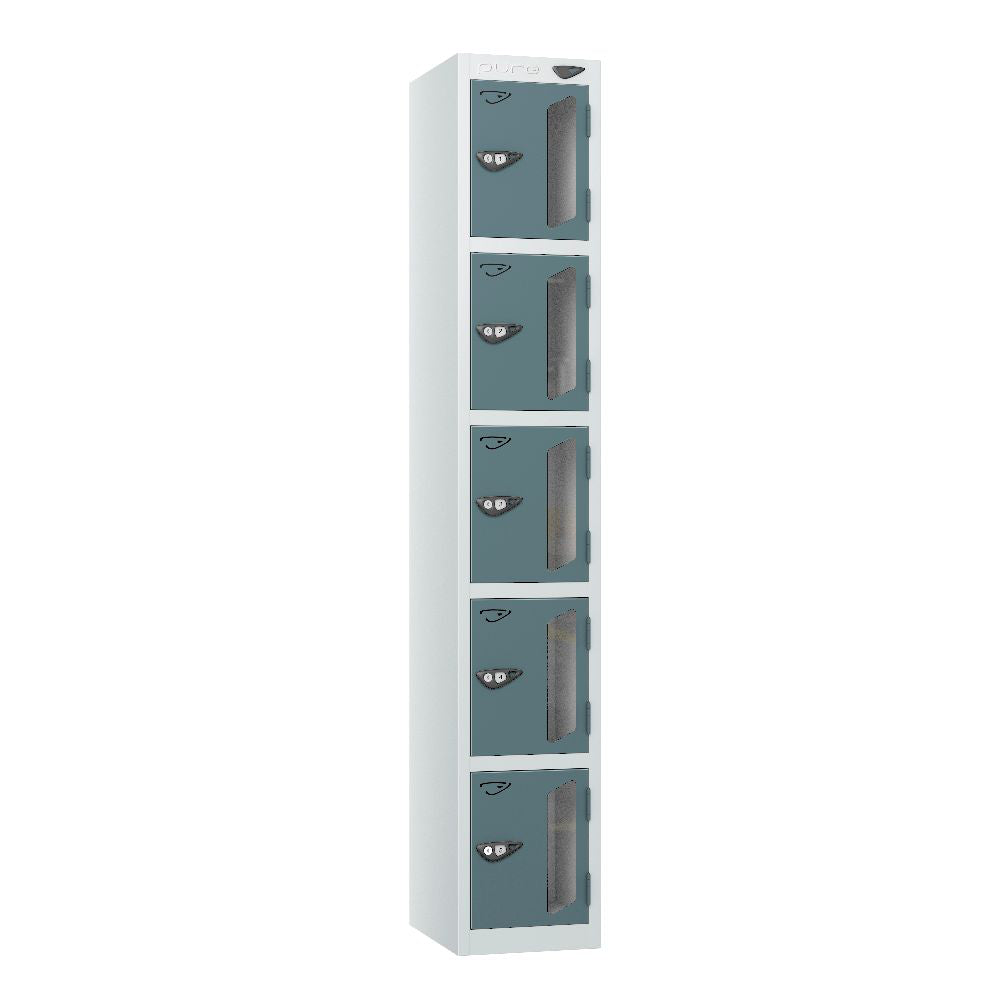 Vision 5-Door Locker Arctic White Slate Grey