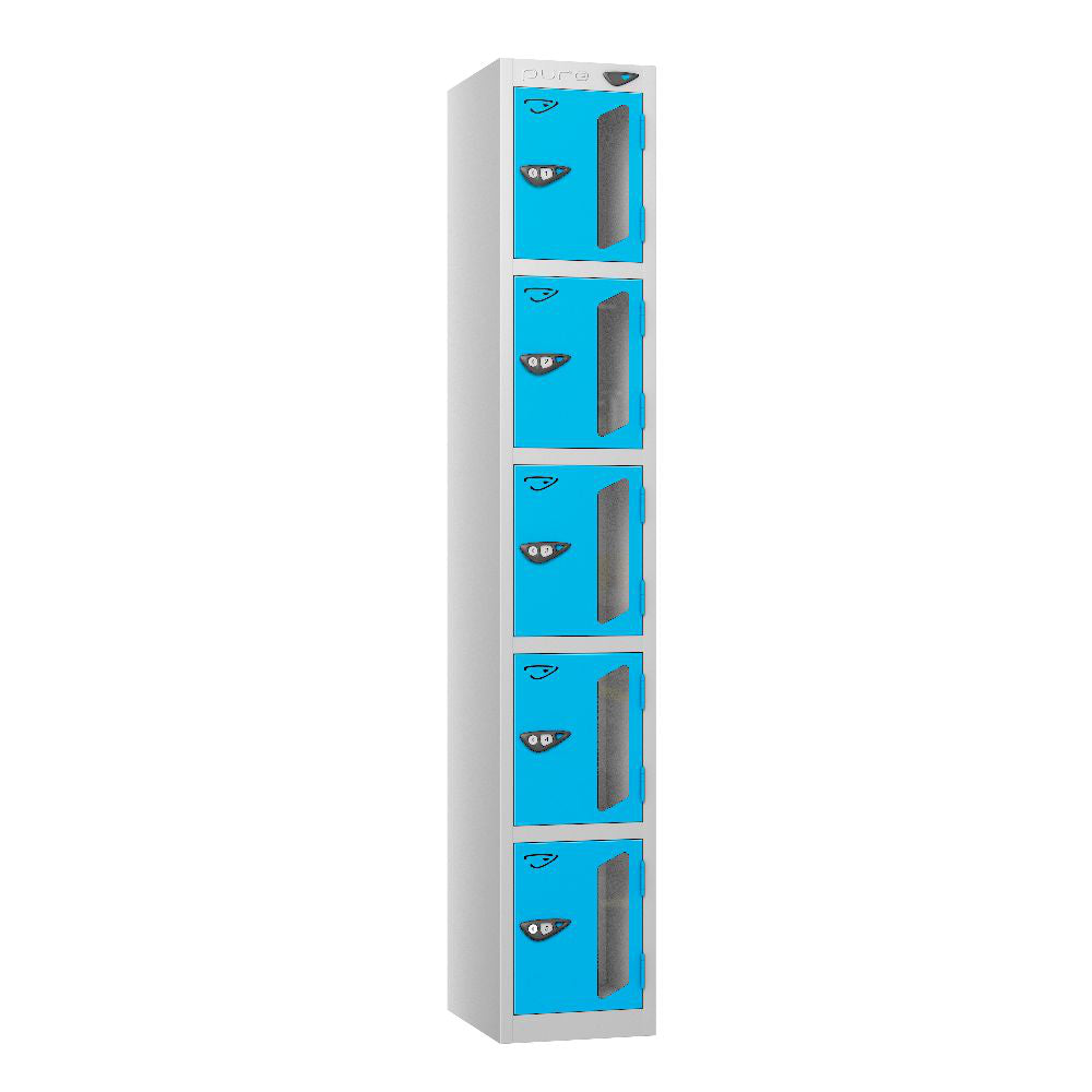 Vision 5-Door Locker Pearl Silver Cobalt Blue
