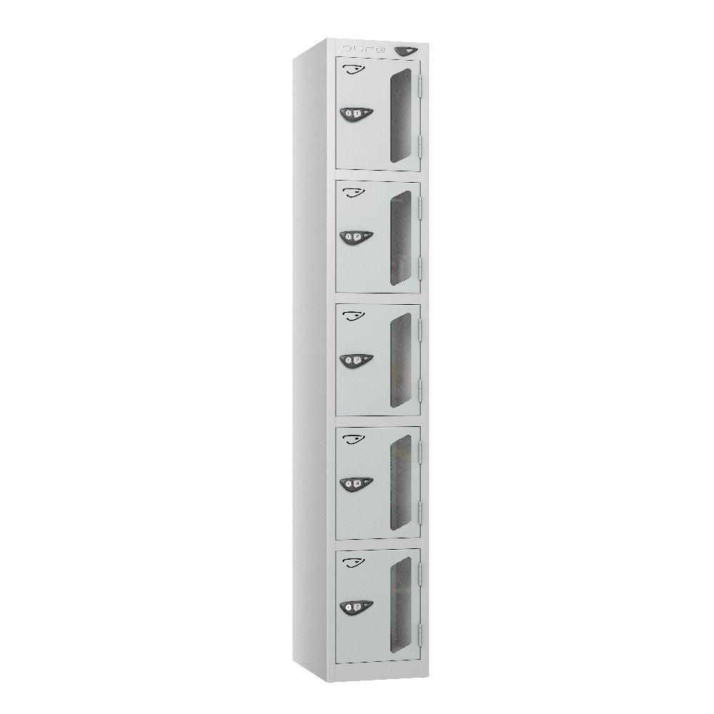 Vision 5-Door Locker Pearl Silver Pearl Silver