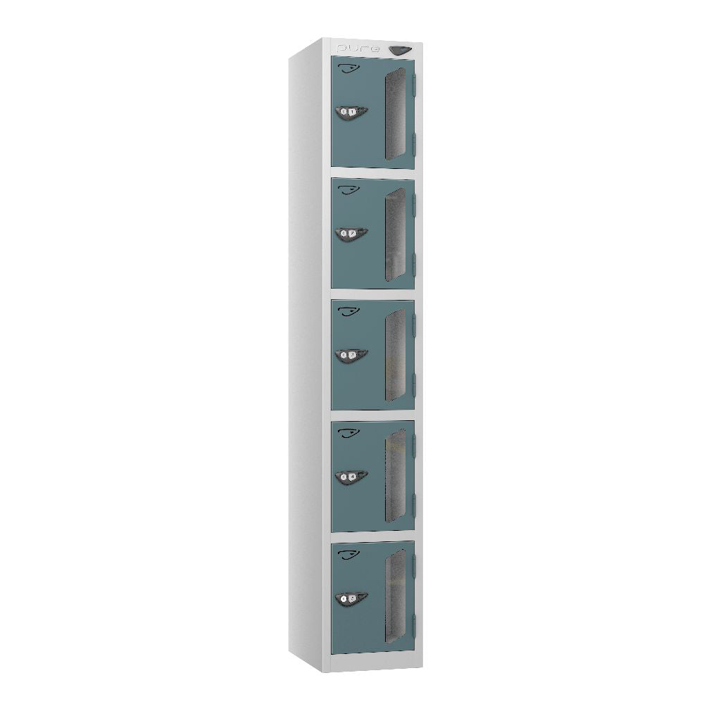 Vision 5-Door Locker Pearl Silver Slate Grey