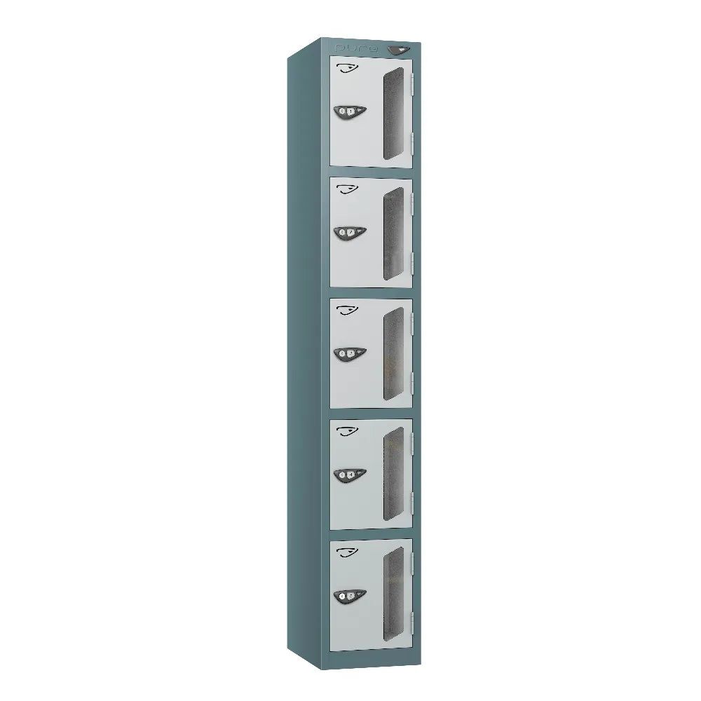 Vision 5-Door Locker Slate Grey Pearl Silver