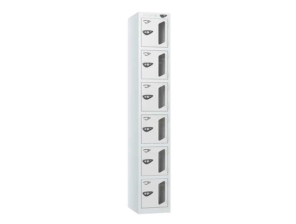Vision 6-Door Locker - Arctic White