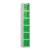 Vision 6-Door Locker - Pearl Silver Forest Green