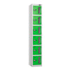 Vision 6-Door Locker - Pearl Silver Forest Green