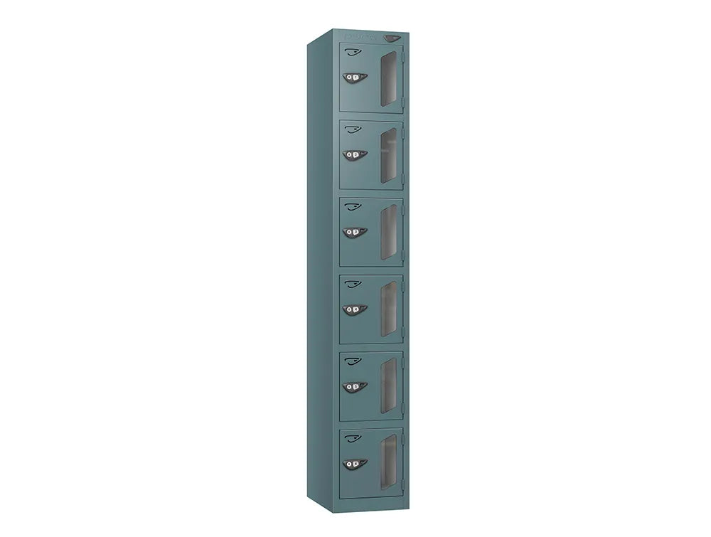 Vision 6-Door Locker - Slate Grey