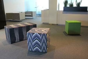 Volt And Square Volt Round Pouffe 3