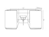 Voo Voo 9xx Meeting Sofa Booth Dimensions