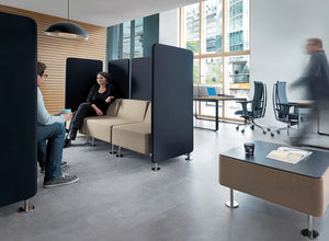 Wall In 30 Degree Connector Pouffe   Model C1 3