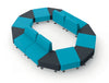 Wall In 60 Degree Connector Table   Model B2 16