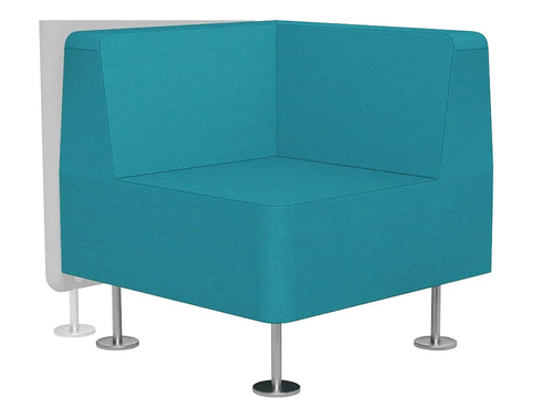 Wall In Corner Armchair To Be Connected With 1 Partition Wall   Model 31