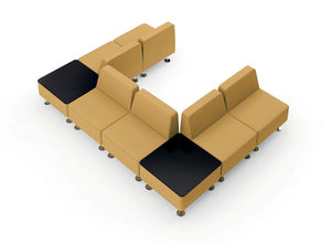Wall In Corner Armchair To Be Connected With 1 Partition Wall   Model 31 17