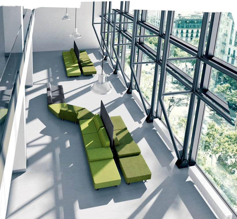 Wall In Corner Armchair To Be Connected With 1 Partition Wall   Model 31 6