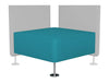 Wall In Pouffe To Be Connected With 2 Partition Walls   Model 12 Pro Wal12 Blk Sl 10