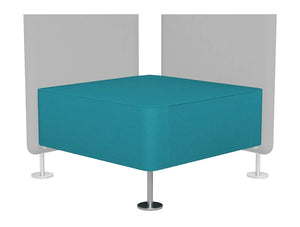 Wall In Pouffe To Be Connected With 2 Partition Walls   Model 12 Pro Wal12 Blk Sl 10