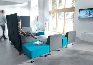 Wall In Pouffe To Be Connected With 2 Partition Walls   Model 12 12